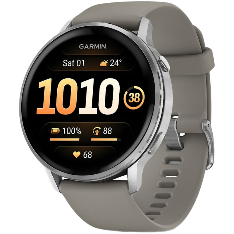 Garmin Venu 4 45mm Smartwatch - Silver/Grey | 49-GAR-010-03014-01