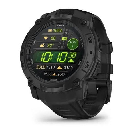 Garmin Instinct 3 50mm Amoled Smartwatch - Black | 49-GAR-010-03020-50
