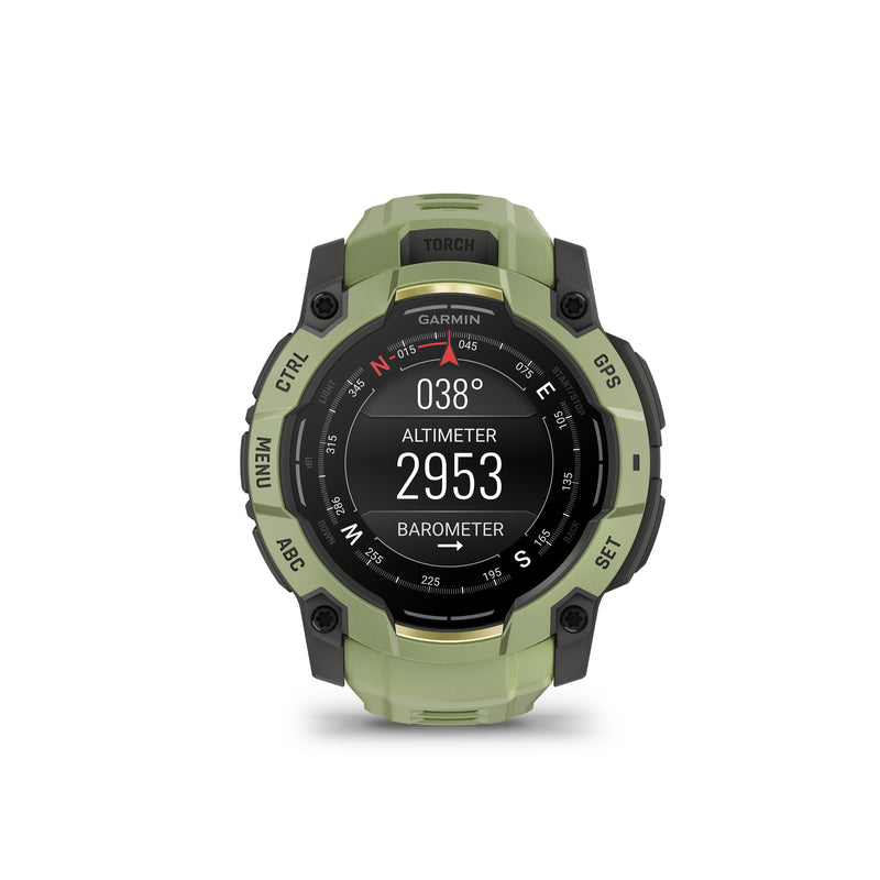 Garmin Instinct 3 50mm Amoled Smartwatch - Fern | 49-GAR-010-03020-02
