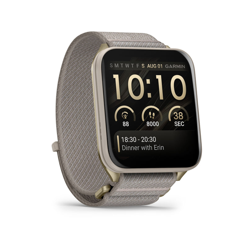 Garmin Venu X1 Smartwatch - Soft Gold/Grey | 49-GAR-010-02980-09