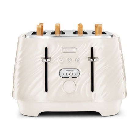 Delonghi Ballerina 4 Slice Cream Toaster CTDS4003CR