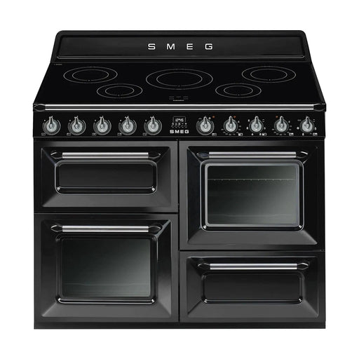 Smeg TR4110IBL 110cm Victoria Range Cooker with Induction Hob| Black