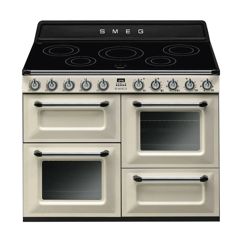 Smeg TR4110IP 110cm Victoria Range Cooker with Induction Hob| Cream
