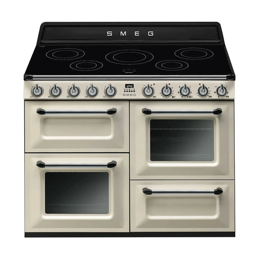 Smeg TR4110IP 110cm Victoria Range Cooker with Induction Hob| Cream