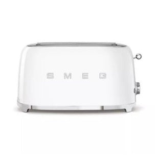 Smeg 50s Retro Style 4 Slice Toaster White TSF02WHUK