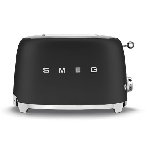 Smeg TSF01BLMUK 50s Style Two Slice Toaster - Matt Black
