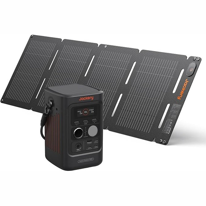 Jackery E300D Tragbare Powerstation MIT 40W Air Solar Panel | 263-21-0009-000212