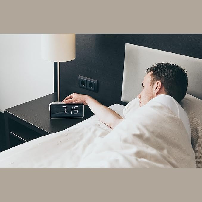 Lenco CR-18 Clock Radio With LED Display - Black | A002405