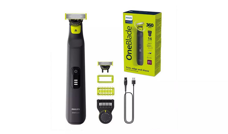 Philips OneBlade Pro 360 Face & Body Trimmer - Black | QP6542/15
