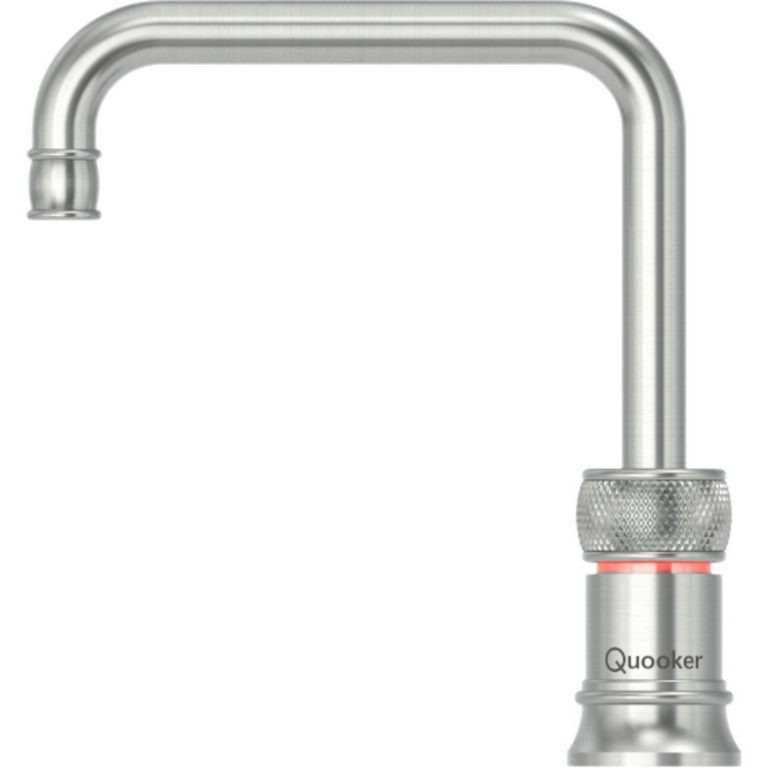 Quooker Classic Nordic Square Tap - Stainless Steel | CNSSSST