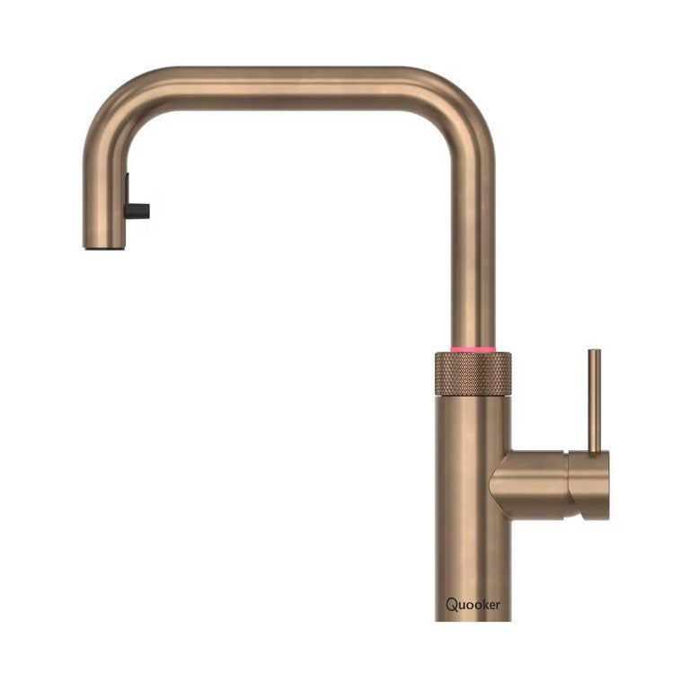 Quooker Flex Square Tap - Patinated Brass | FXSPTN