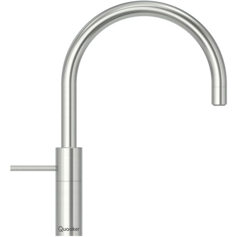Quooker Nordic Round Mixer Tap - Stainless Steel | NMRSST