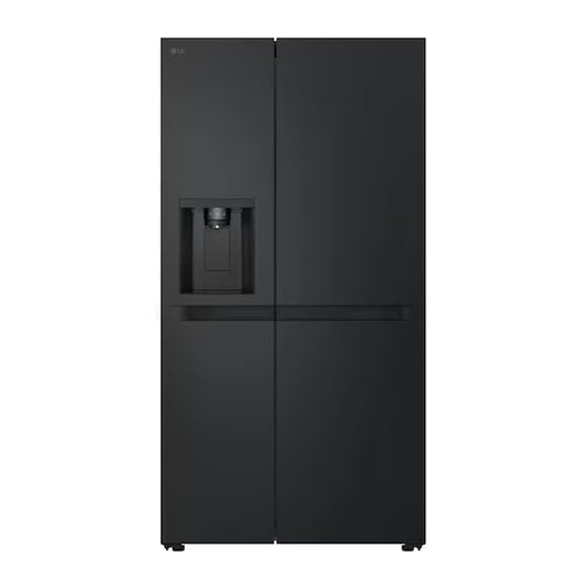 LG NatureFresh Side-By-Side Fridge/Freezer - Matte Black | GSLC40EPPE