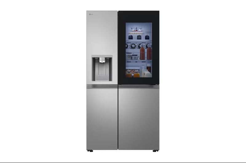 LG InstaView American Style Fridge/Freezer - Silver | GSXE81PYBE.APYQLGU
