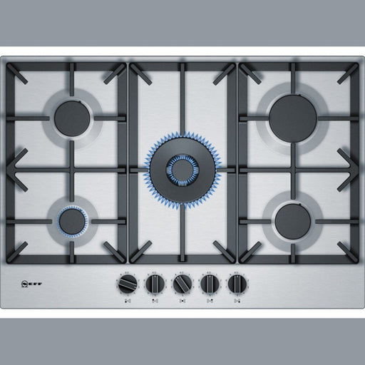 NEFF 5 BURNER GAS HOB 75CM - STAINLESS STEEL