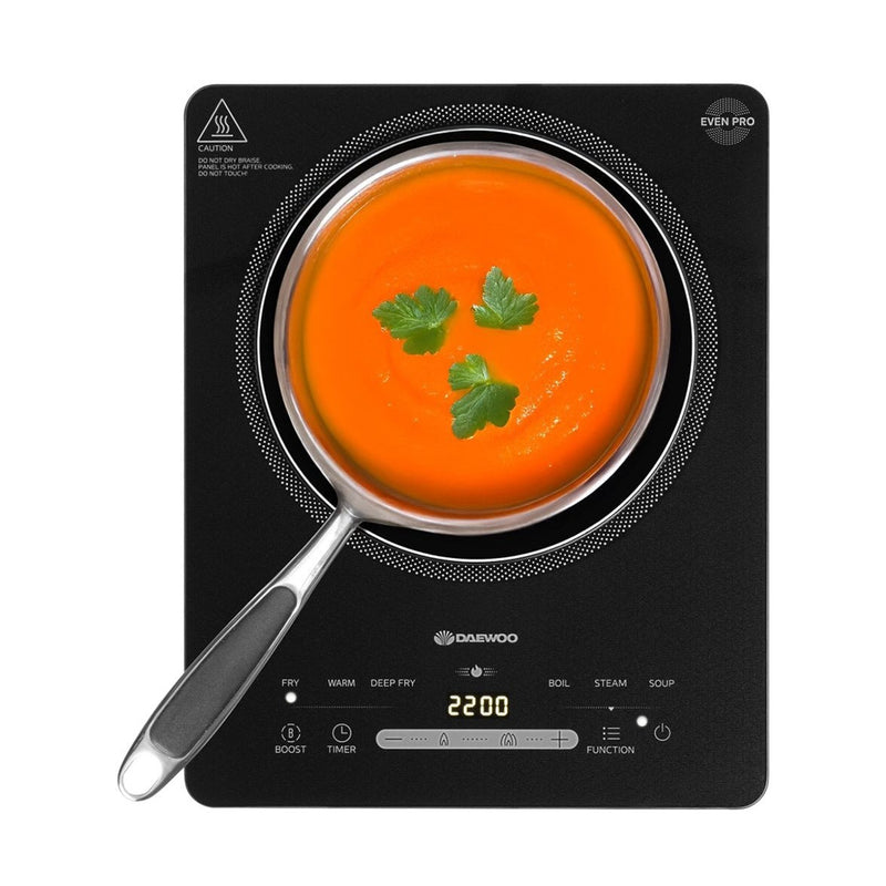 Daewoo 2200W Single Induction Hob - Black | 983753