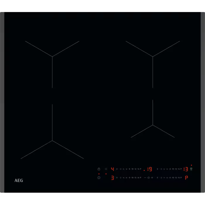AEG TO64IA00FB 5000 Series 60cm 4 Zone Induction Hob - Black