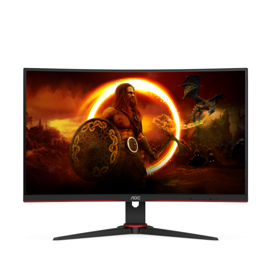 AOC 24" Curved Gaming Monitor C24G2AE/BK 165Hz 1ms