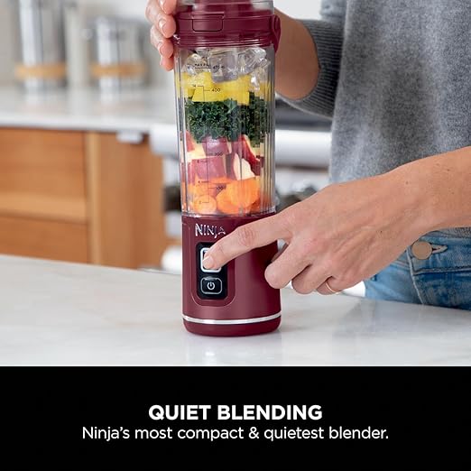 Ninja Blast Cordless Portable Blender â€“ Cranberry | BC151UKCR