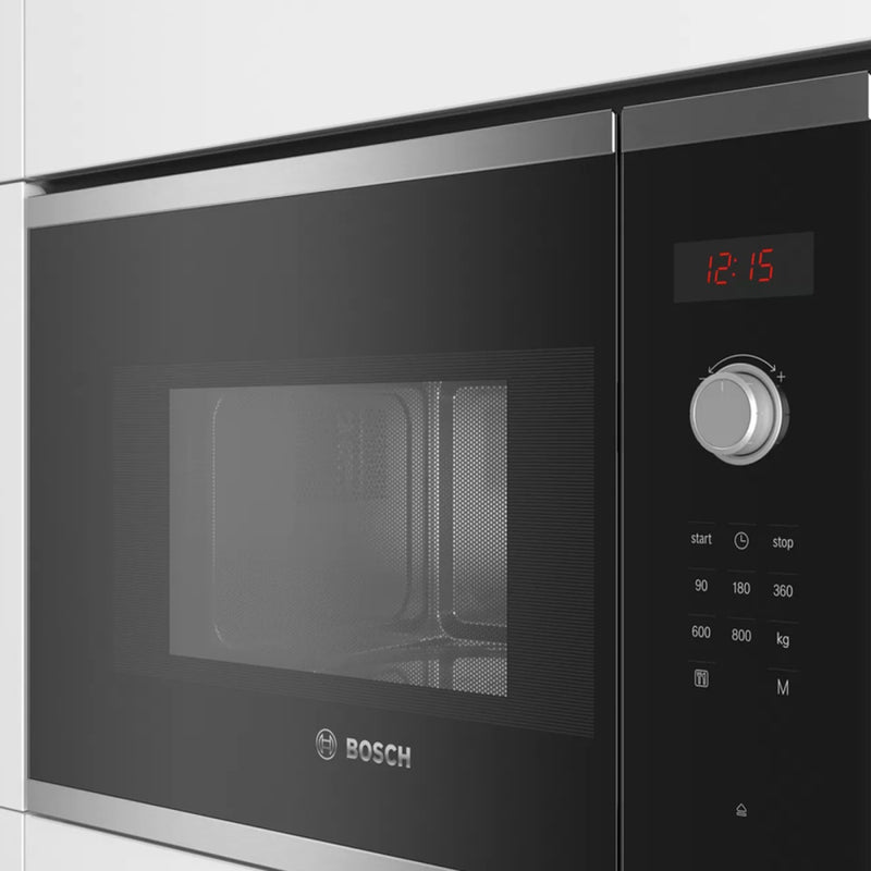 Bosch Series 4 Built-in Microwave 20L 800W Stainless Steel | BFL523MS0B | 30673