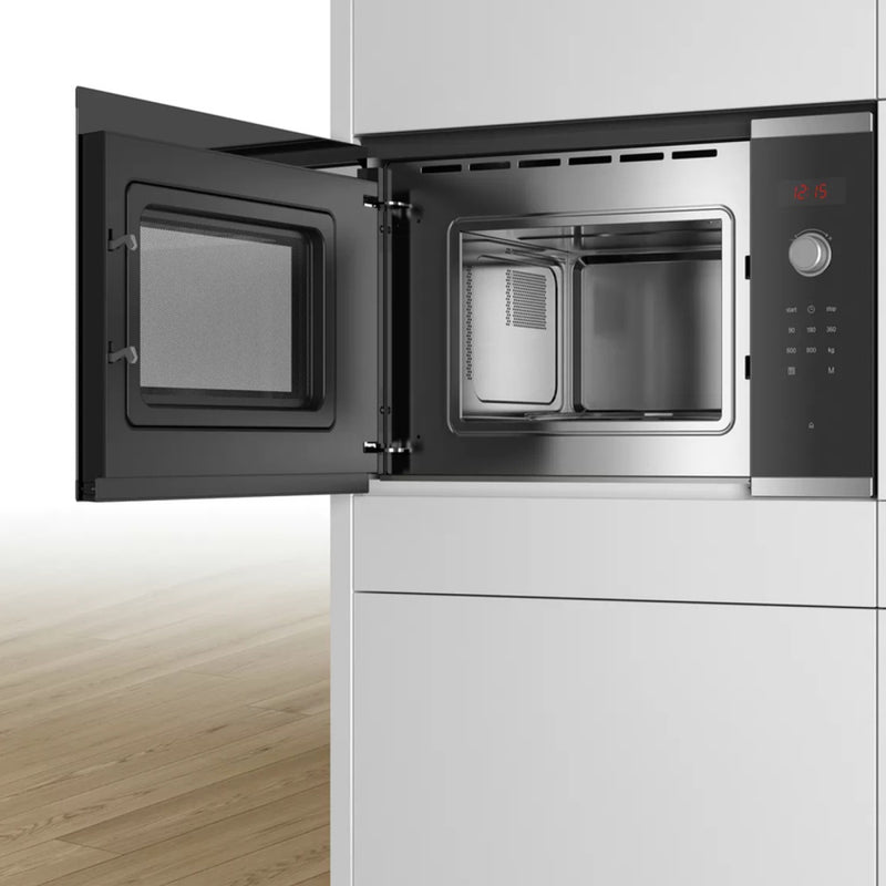 Bosch Series 4 Built-in Microwave 20L 800W Stainless Steel | BFL523MS0B | 30673