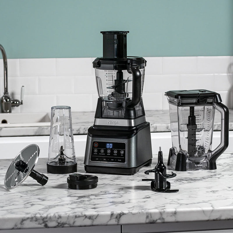 Ninja 3-In-1 Food Processor with Auto IQ - Black | BN800UK