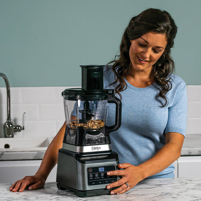 Ninja 3-In-1 Food Processor with Auto IQ - Black | BN800UK