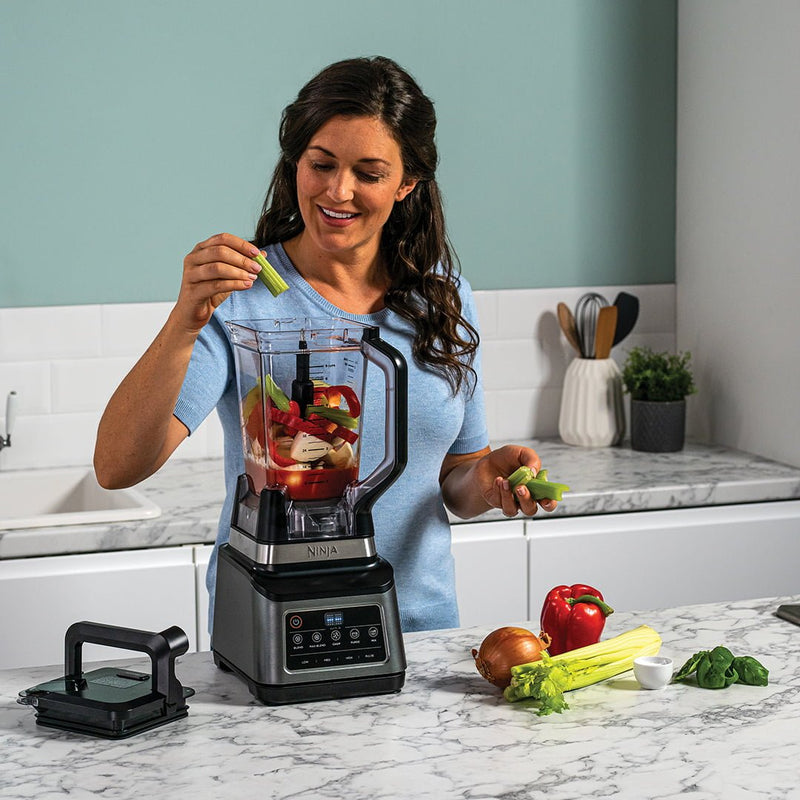 Ninja 3-In-1 Food Processor with Auto IQ - Black | BN800UK
