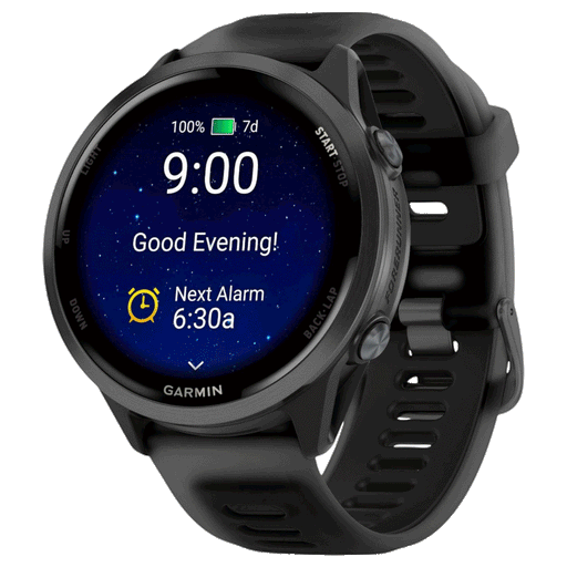 Garmin Forerunner 570 47mm GPS Smartwatch - Slate Grey/Black