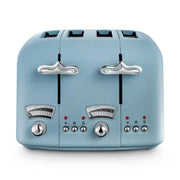 DeLonghi Argento 4 Slice Blue Toaster | CT04.AZ