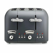 DeLonghi Argento Silva Grey 4 Slice Toaster | CT04.GY