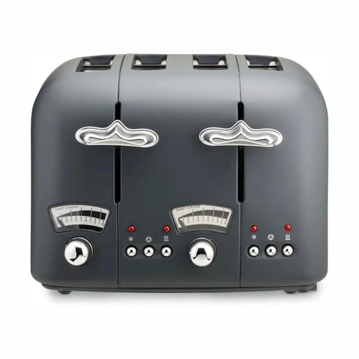 DeLonghi Argento Silva Grey 4 Slice Toaster | CT04.GY