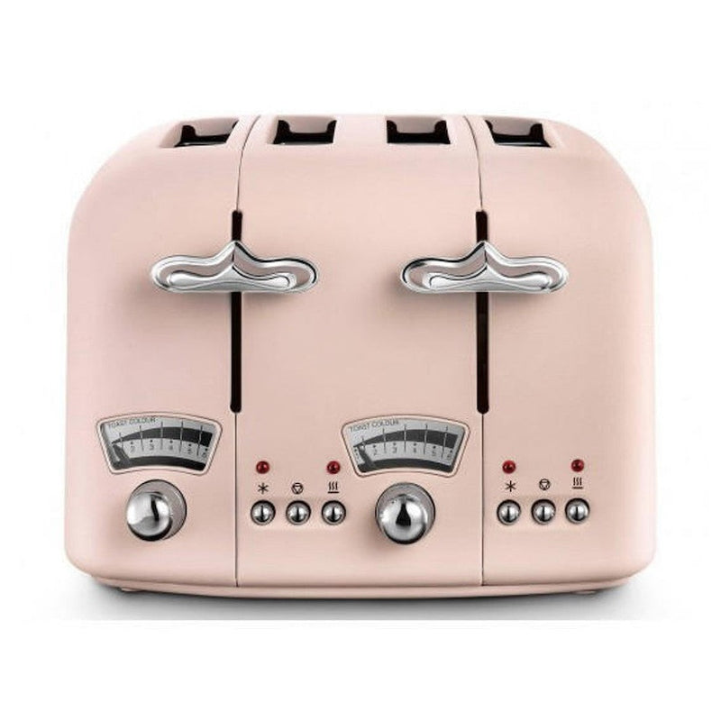 DeLonghi Argento 4 Slice Pink Toaster | CT04.PK