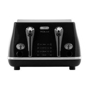 DeLonghi Icona Micalite 4 Slice Toaster - Black | CTOM4003.BK