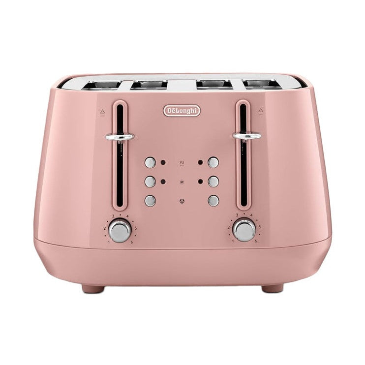 DeLonghi Eclettica 4 Slice Toaster - Pink | CTY4003.PK
