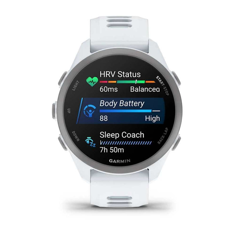 Garmin Forerunner 170 Music Smartwatch  - Whitestone | 49-GAR-010-03920-11