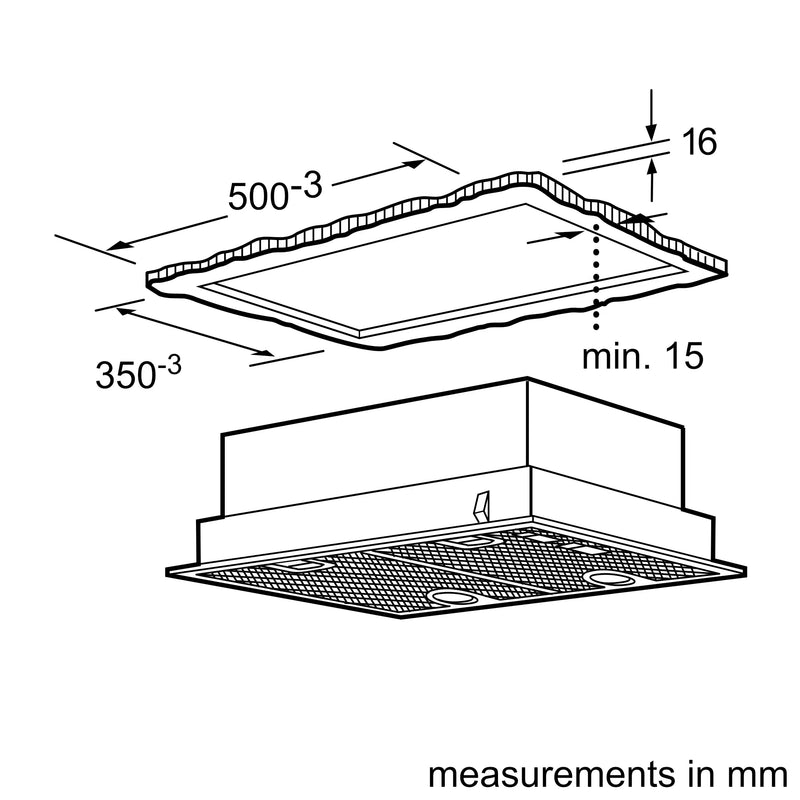 Neff N30 53cm Canopy Cooker Hood - Metalic | D5655X2GB