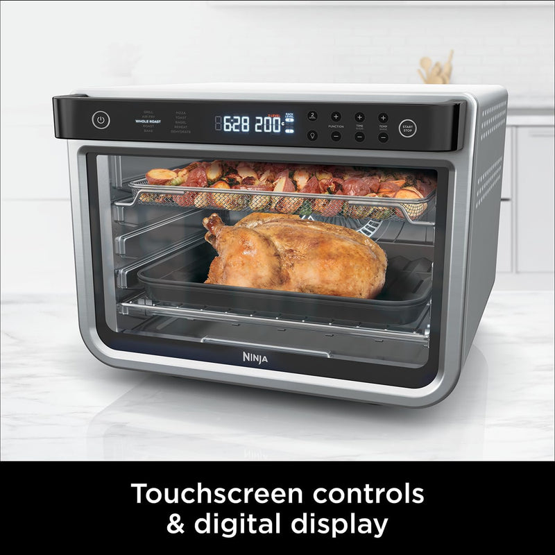 Ninja Foodi 10-In-1 Multifunction Oven & Air Fryer - Silver & Black | DT200UK