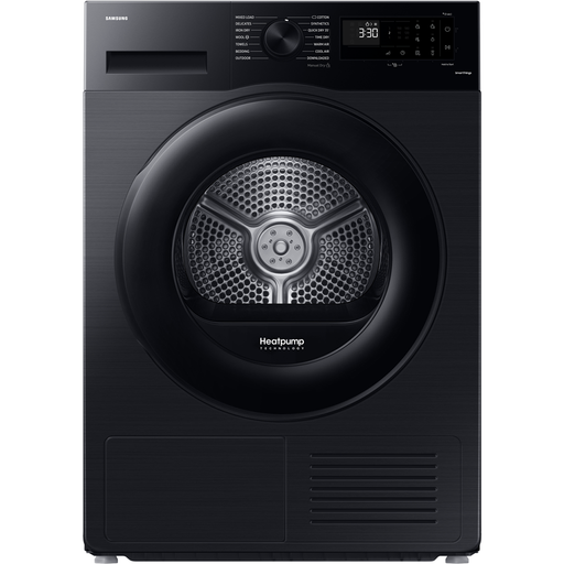 SAMSUNG SERIES 5 WITH OPTIMAL DRY 35 minutes 20% ENERGY SAVING HEAT PUMP TUMBLE DRYER 9KG - BLACK