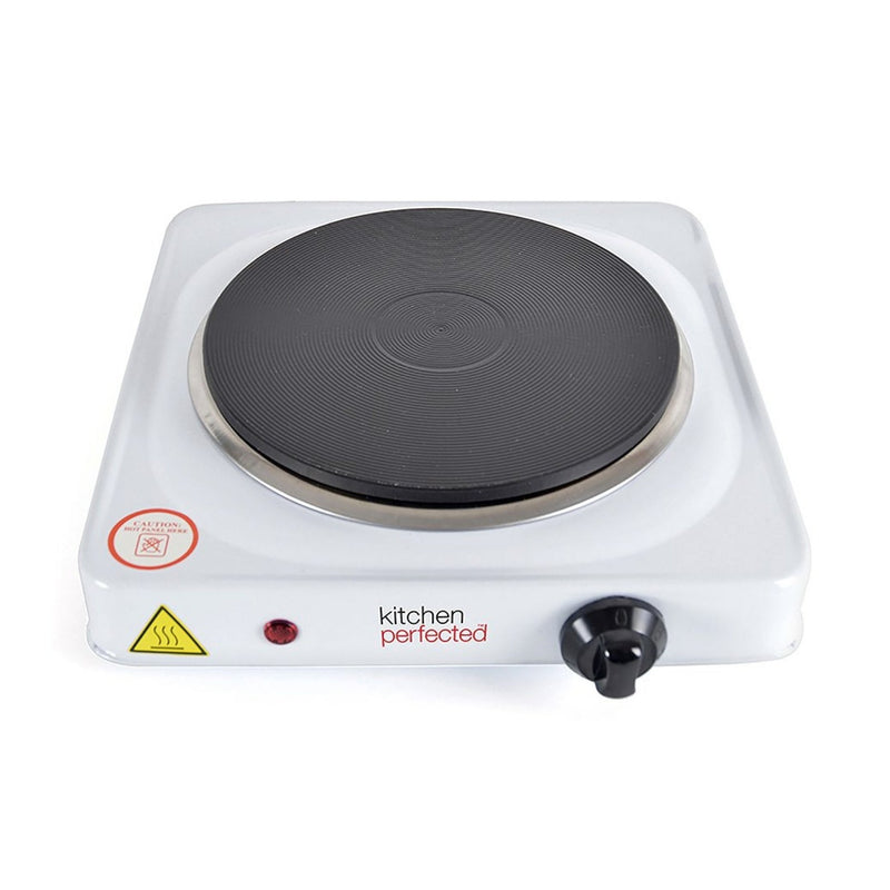 Lloytron E4102WH Kitchen Perfected 1500W Single Hotplate - White| 33445