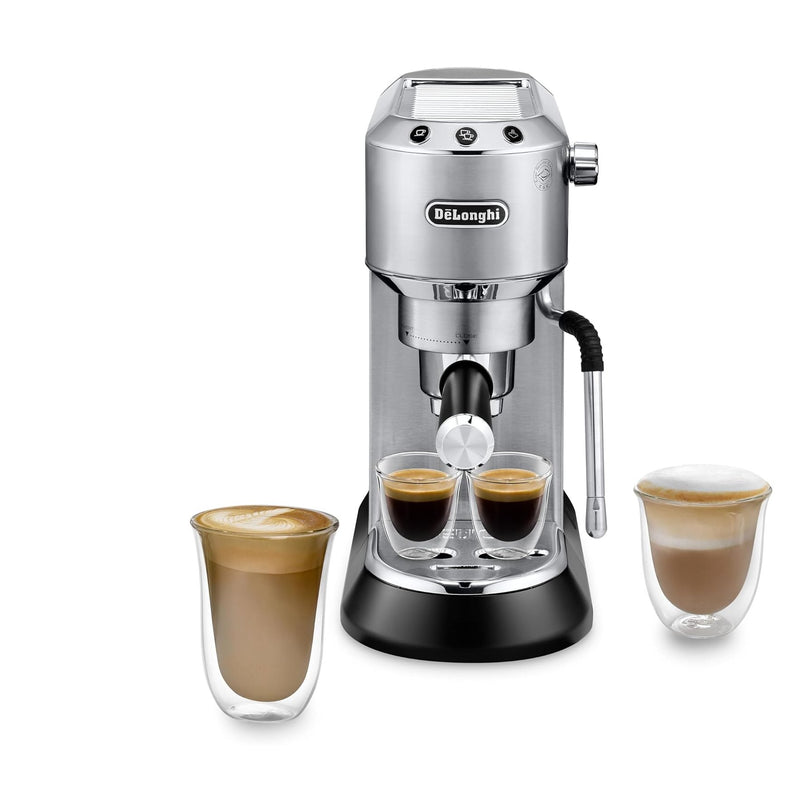 DeLonghi Dedica Arte Coffee Machine With Milk Frothing Function - Stainless Steel | EC885.M
