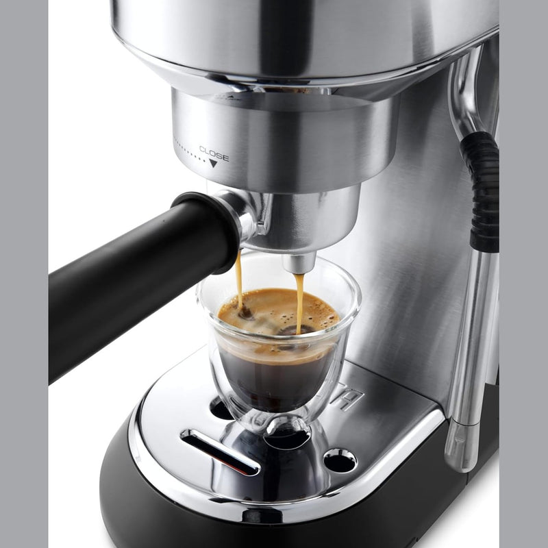 DeLonghi Dedica Arte Coffee Machine With Milk Frothing Function - Stainless Steel | EC885.M