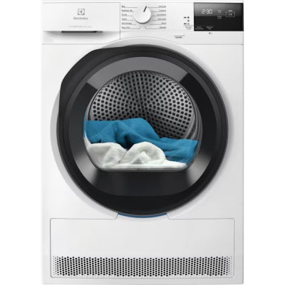 Electrolux EDHI6285B 8kg Heat Pump Tumble Dryer - White| 39107