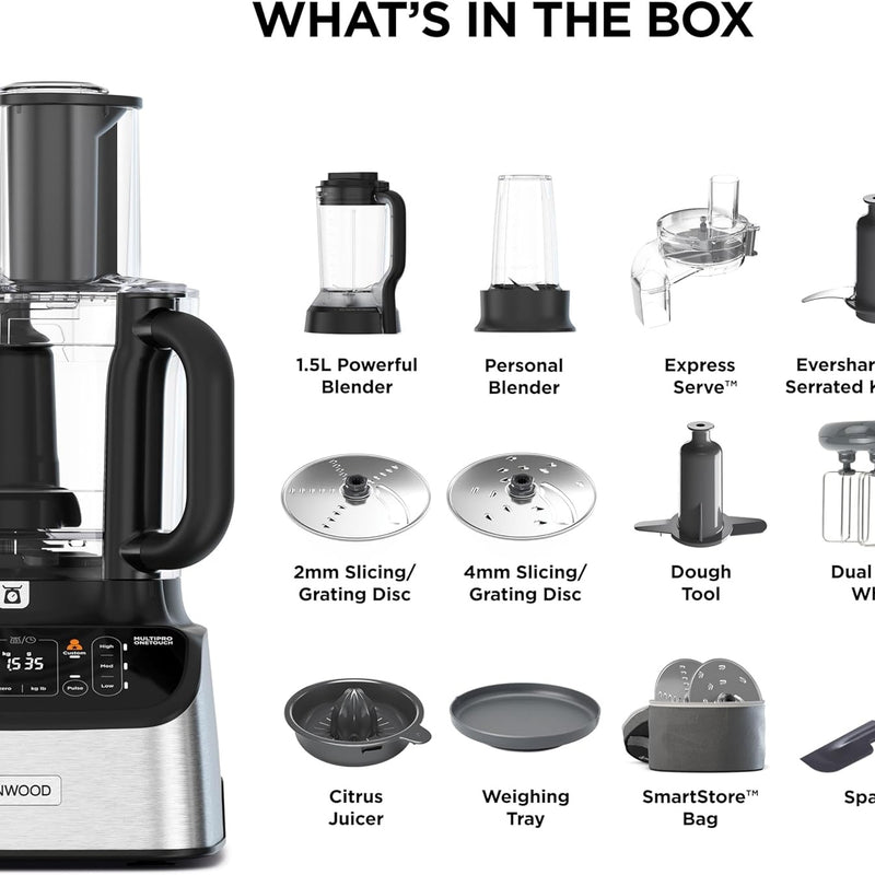 Kenwood MultiPro OneTouch Food Processor | FDM73.850SS