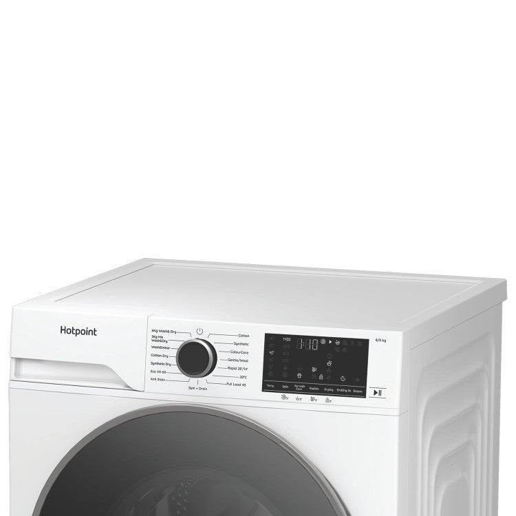Hotpoint AntiStain 8kg/6kg 1400rpm Washer/Dryer - White | HBD8680ANTISTAINUK