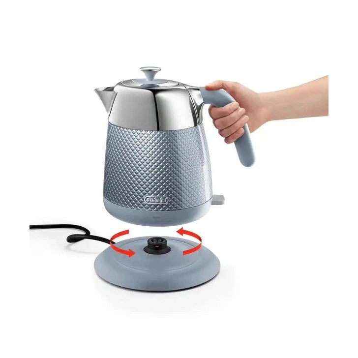 DeLonghi Luminosa Kettle 1.7L - Blue | KBL3001.GY