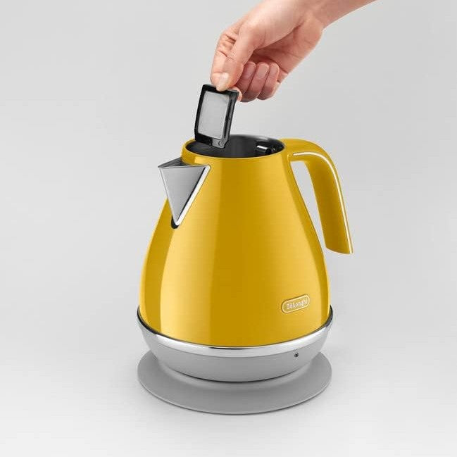 DeLonghi Icona 1.7L Kettle -Yellow | KBOC3001.Y