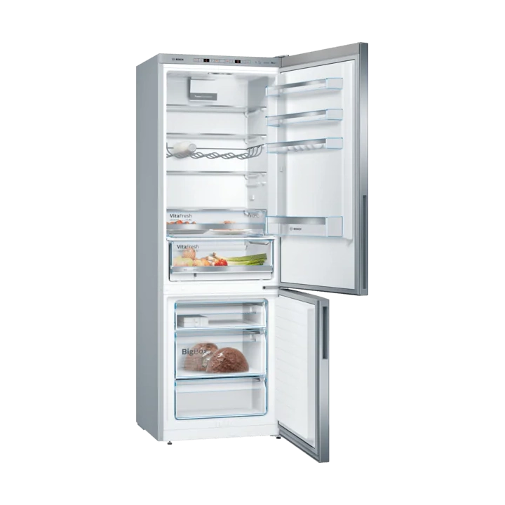 Bosch Series 6 Freestanding Fridge/Freezer - Stainless Steel | KGE49AICAG