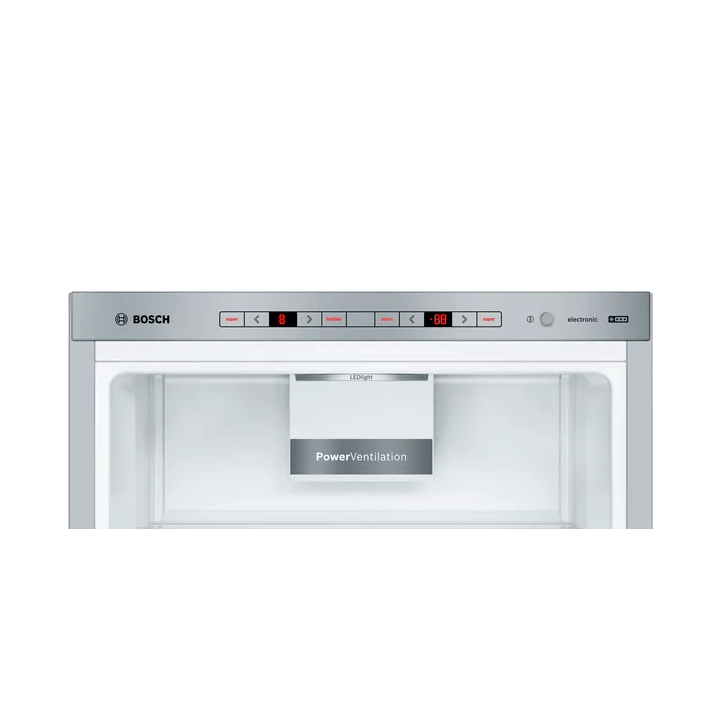 Bosch Series 6 Freestanding Fridge/Freezer - Stainless Steel | KGE49AICAG