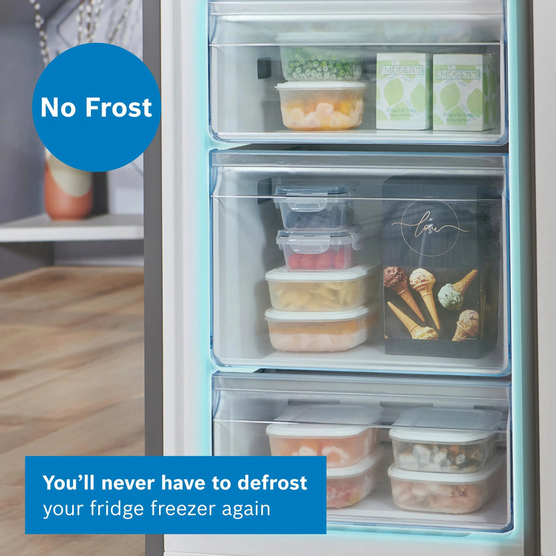 Bosch Series 2 Fridge/Freezer - Stainless Steel | KGN34NLEAG
